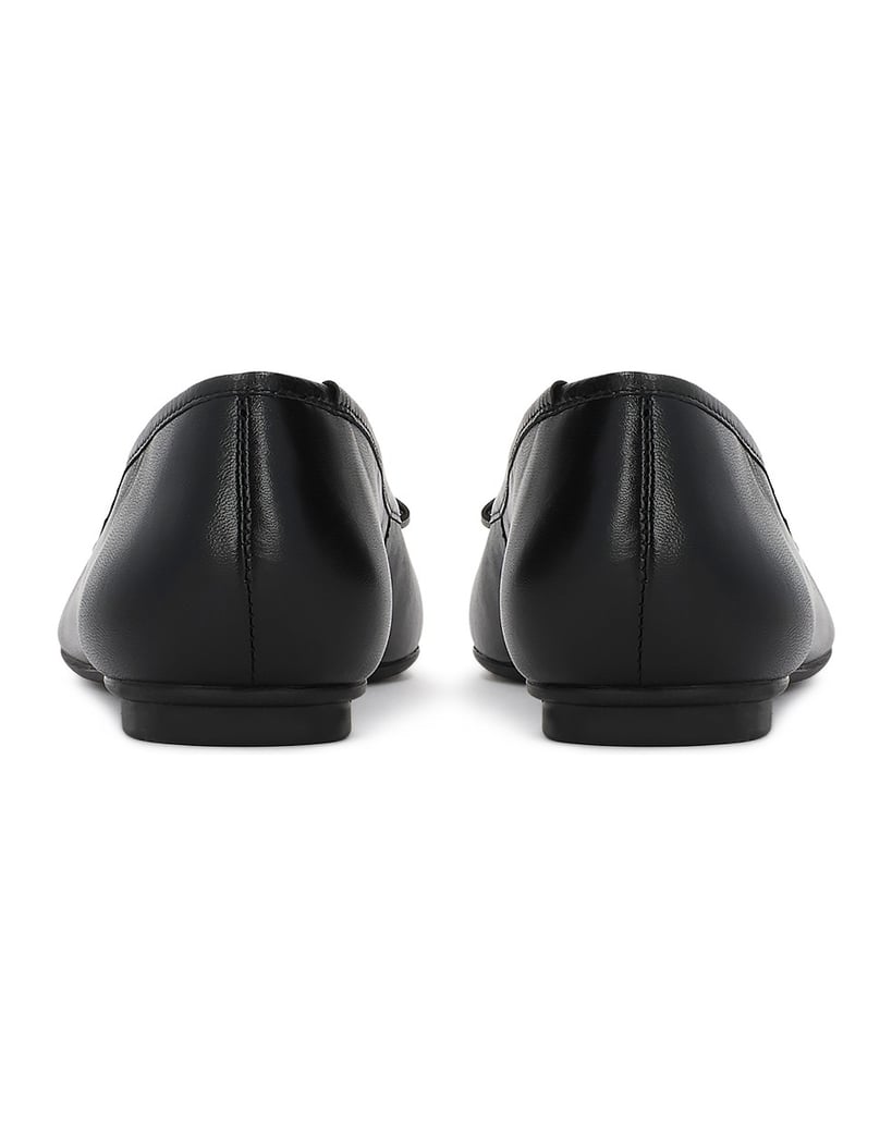 Kazar-Classic-black-ballerinas-with-bows-černá