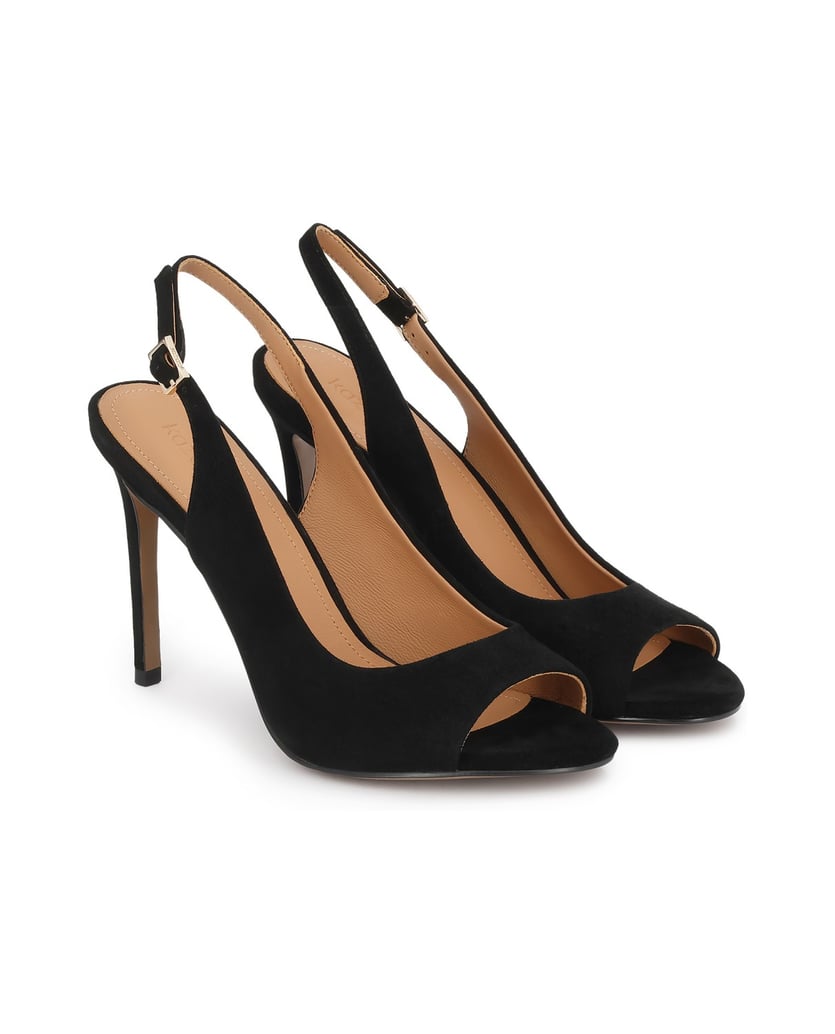 Kazar-Black-pumps-with-open-heel-and-peep-toe-nose-čierna