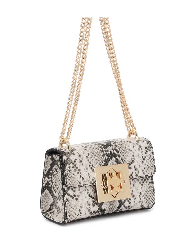 Kazar-Snake-small-handbag-with-chain-bílá