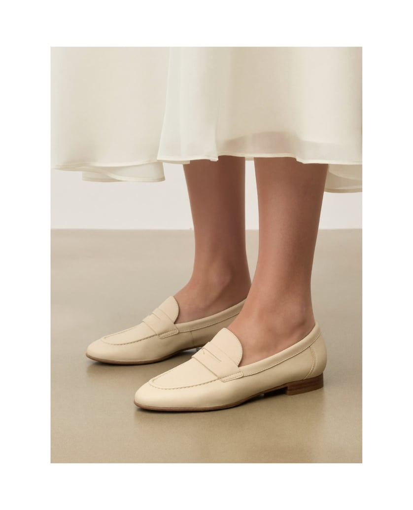 Kazar-Halbschuhe-aus-Leder-zum-Hineinschlüpfen-weiss