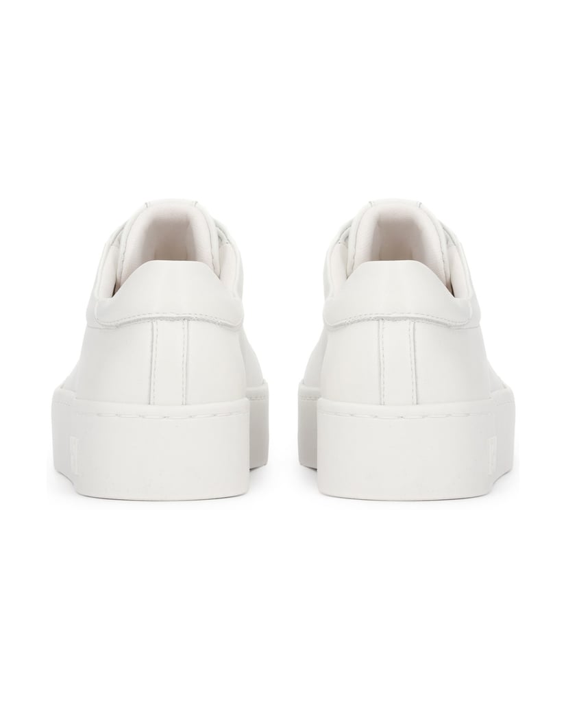 Kazar-White-leather-sneakers-on-a-simple-sole-biela