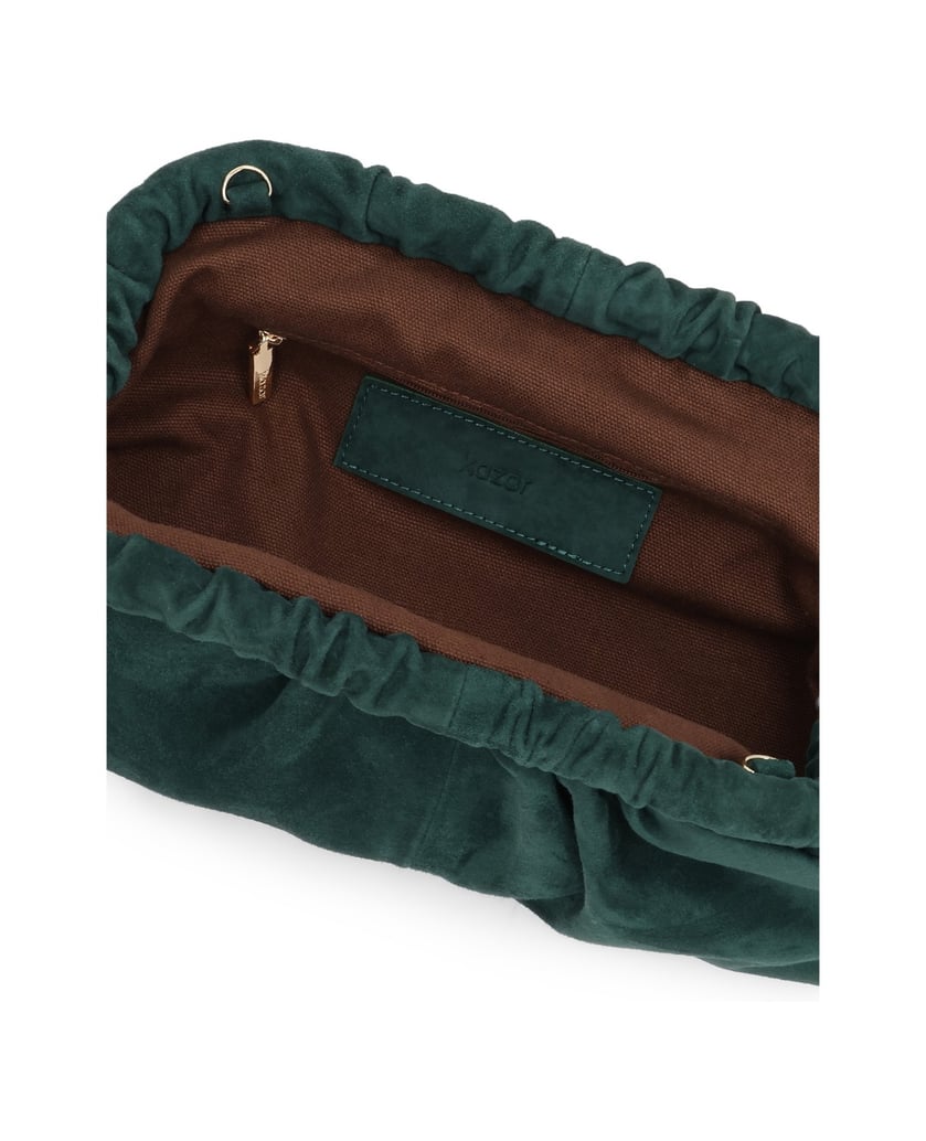 Kazar-Pouch-bag-in-a-unique-color-zelená