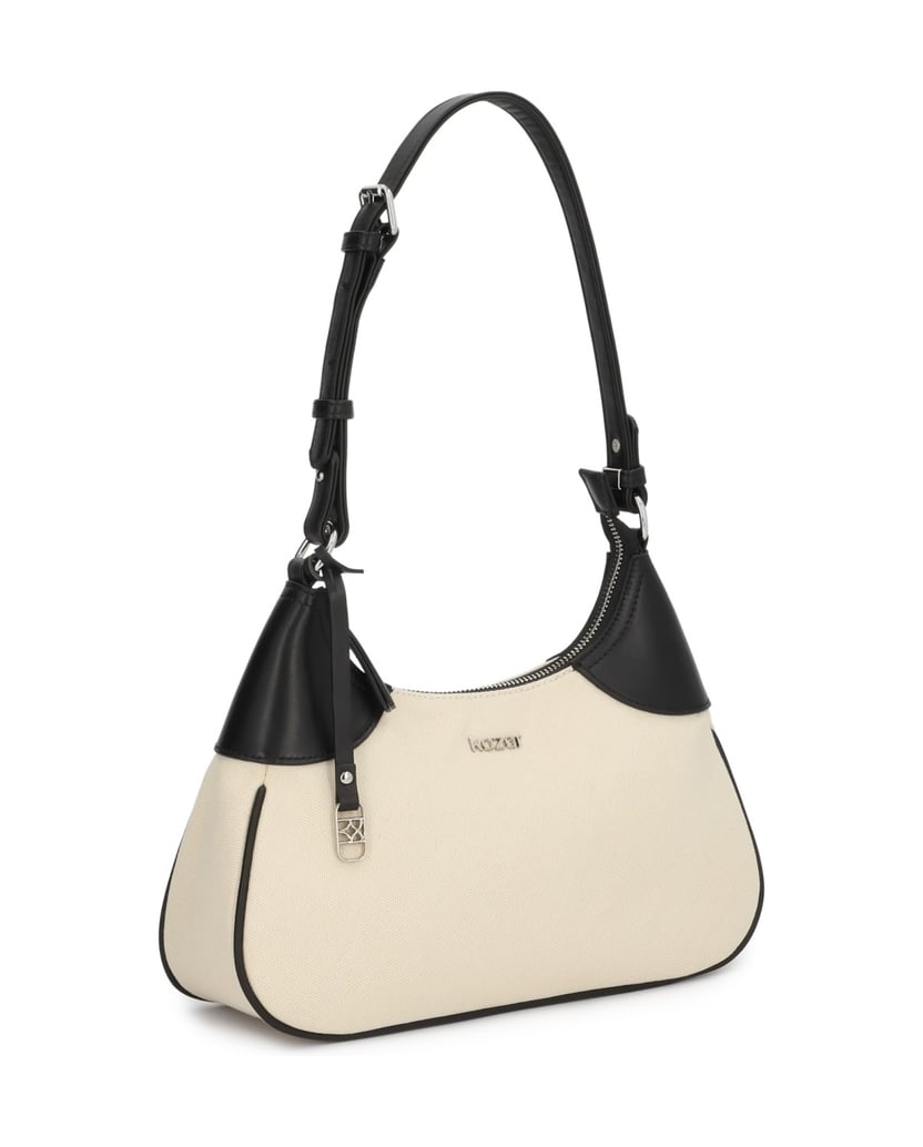 Kazar-Shoulder-bag-in-fabric-and-leather-béžová