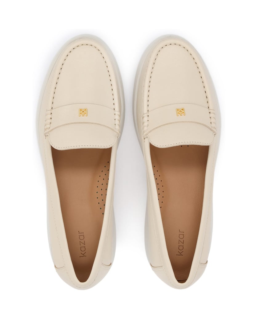 Kazar-Leather-slip-on-shoes-with-thick-sole-biela