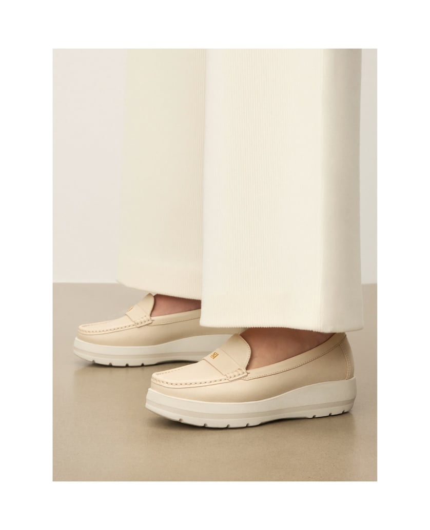 Kazar-Leather-slip-on-shoes-with-thick-sole-biela