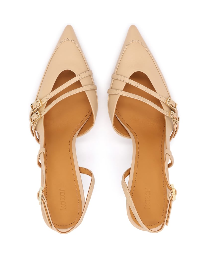Kazar-Beige-pumps-with-open-heels-béžová