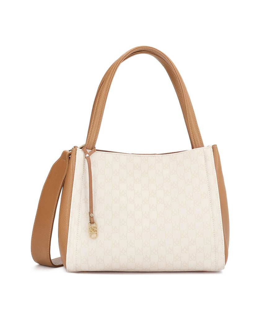 Kazar-Two-tone-patterned-leather-handbag-biela