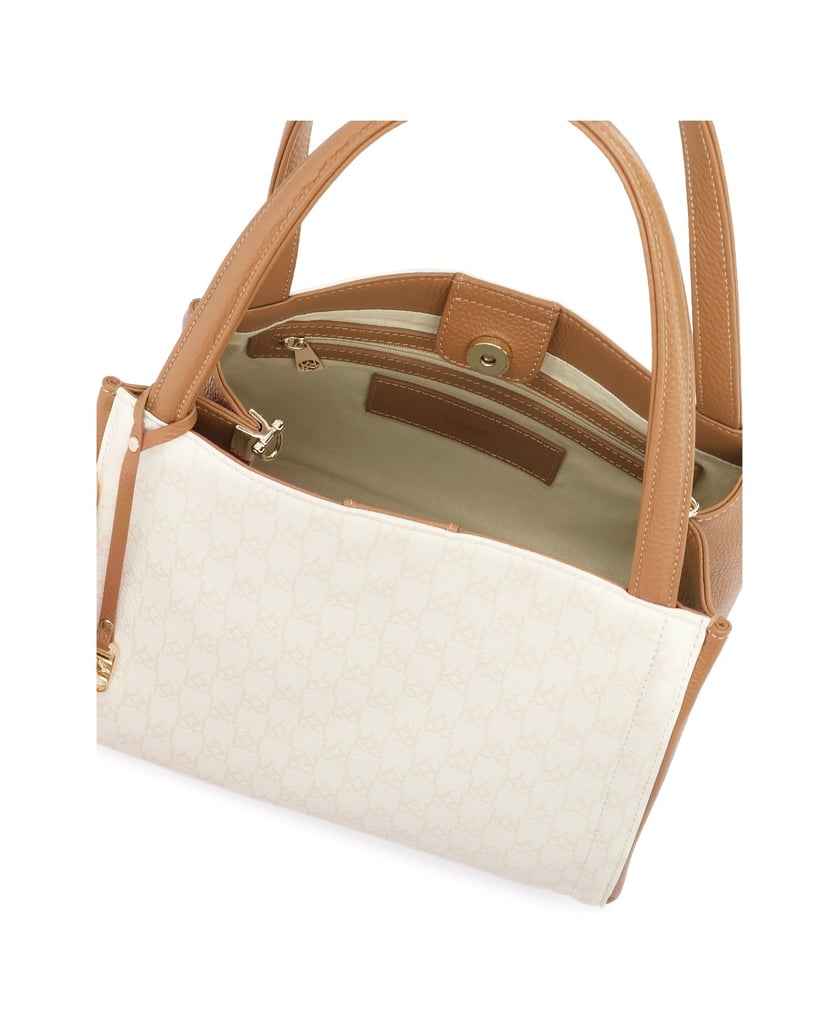 Kazar-Two-tone-patterned-leather-handbag-biela