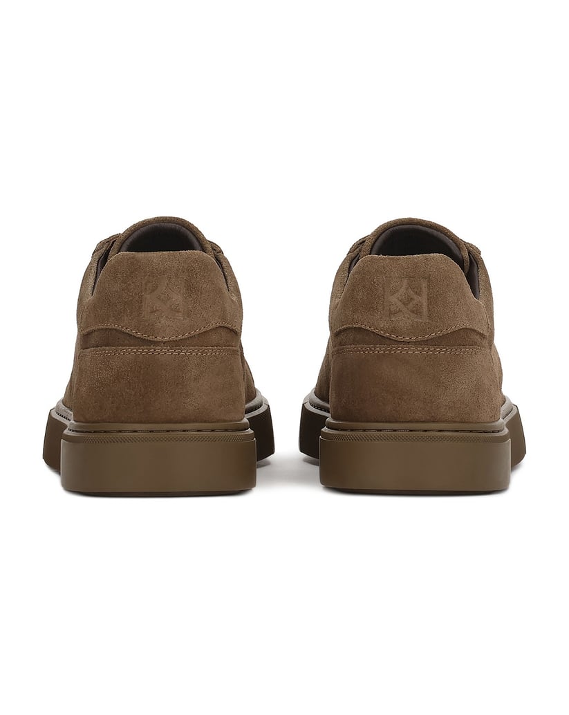 Kazar-Suede-sneakers-with-decorative-stitching-hnedá