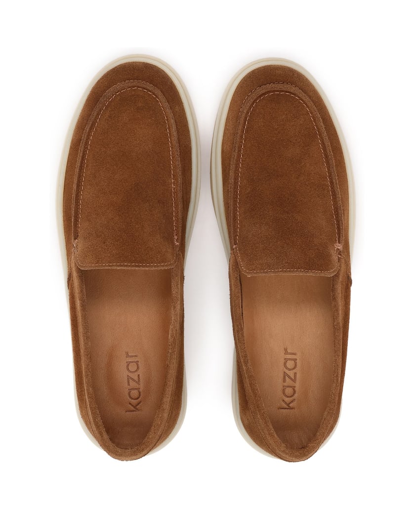 Kazar-Brown-suede-loafers-with-a-sneaker-style-sole-hnedá