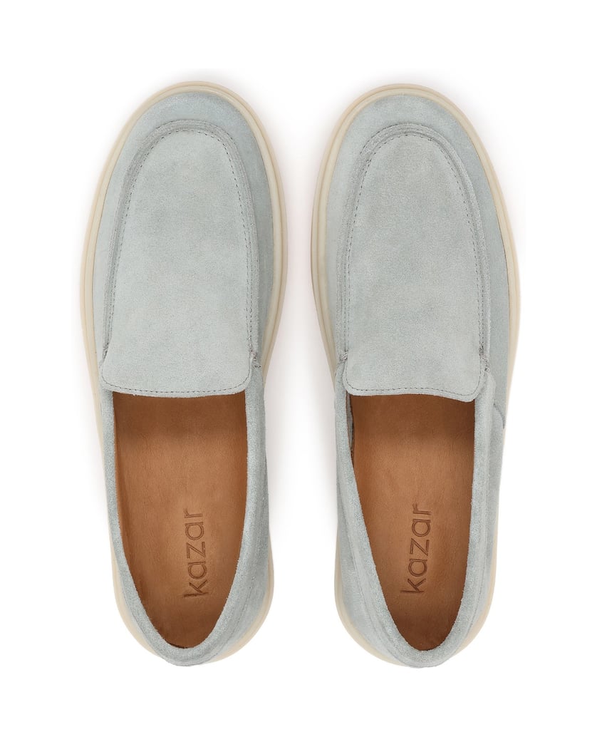 Kazar-Grey-suede-loafers-with-a-sneaker-style-sole-šedá