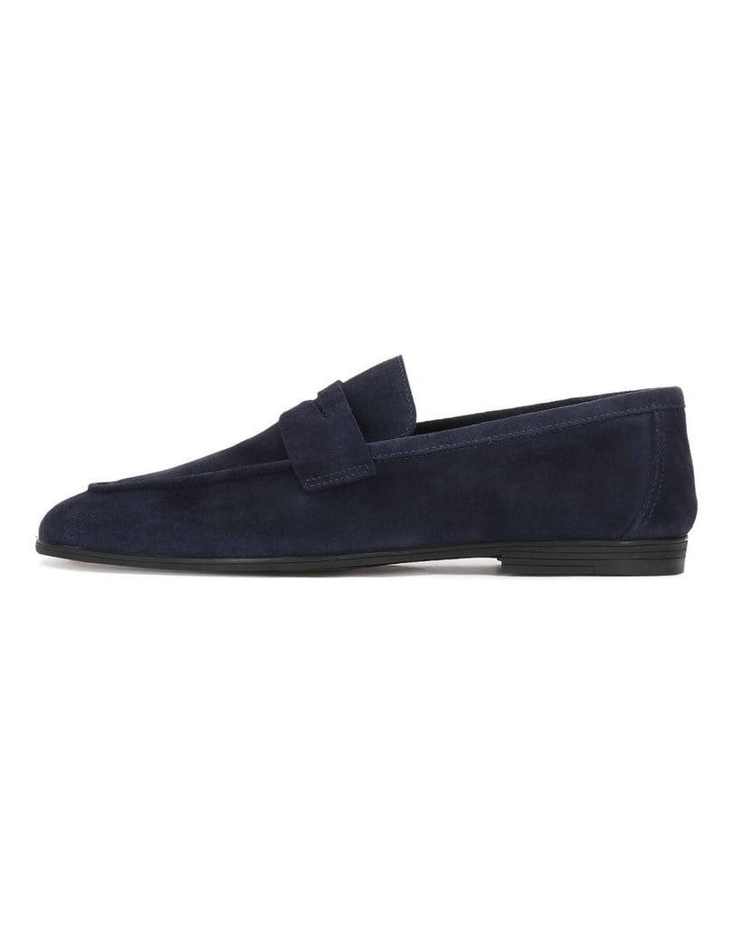 Kazar-Navy-blue-suede-loafers-tmavá-modrá