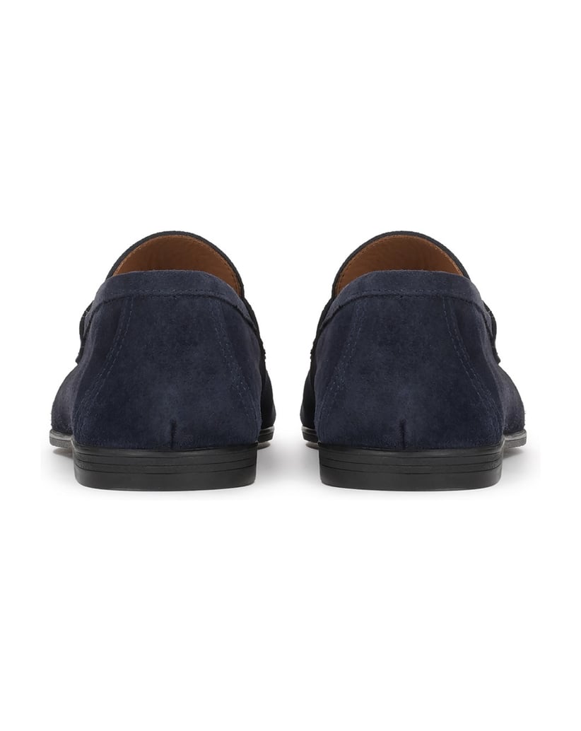Kazar-Navy-blue-suede-loafers-tmavá-modrá