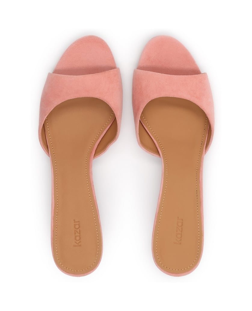 Kazar-Pink-suede-mules-ružová