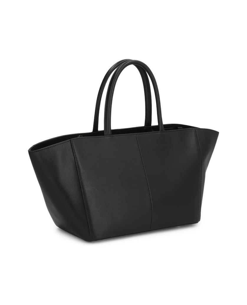 Kazar-Black-handbag-with-decorative-clasp-černá