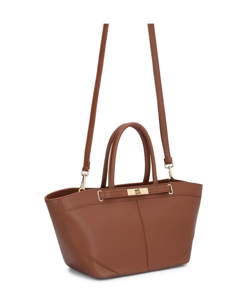 Kazar-Brown-leather-expandable-handbag-velbloudí