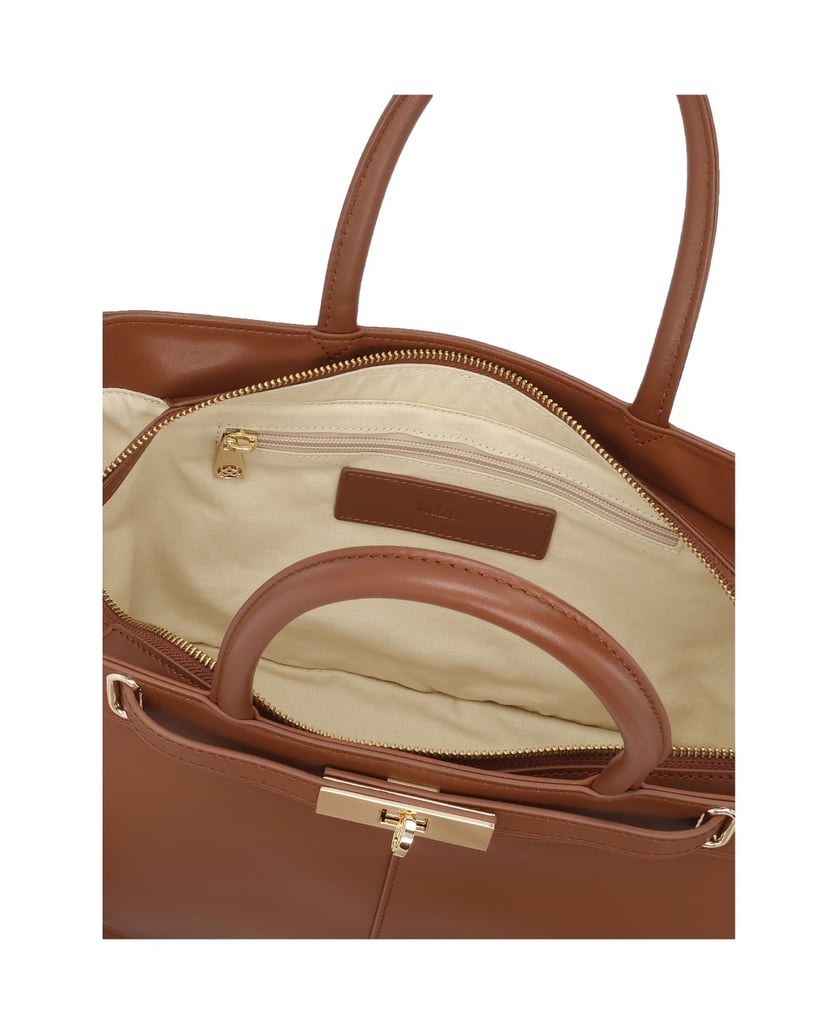 Kazar-Brown-leather-expandable-handbag-velbloudí