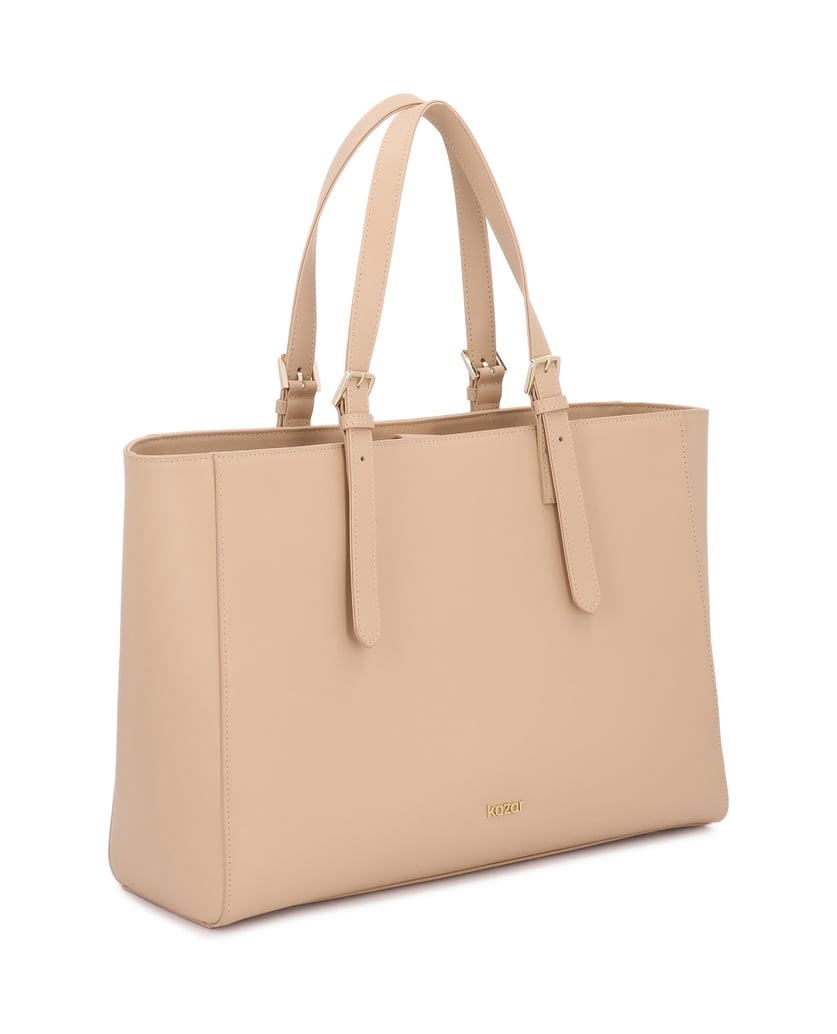 Kazar-Beige-leather-tote-bag-béžová