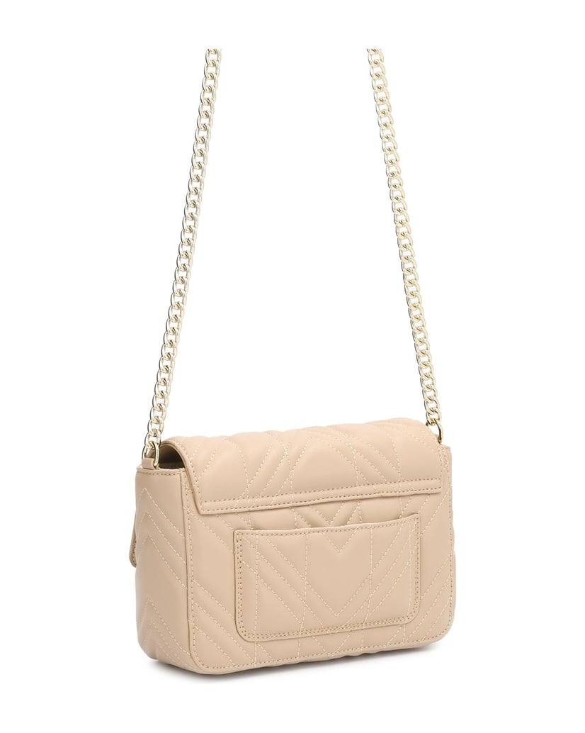 Kazar-Small-beige-handbag-with-quilting-béžová