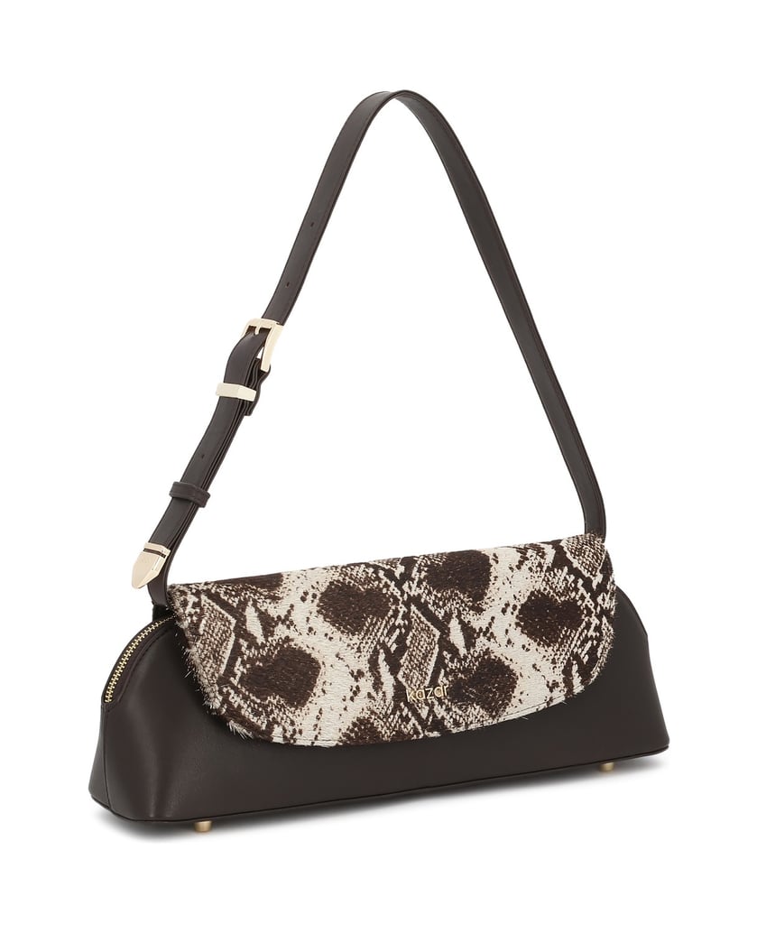 Kazar-Bag-with-flap-made-of-leather-with-a-natural-hair-finish-tmavá-hnedá