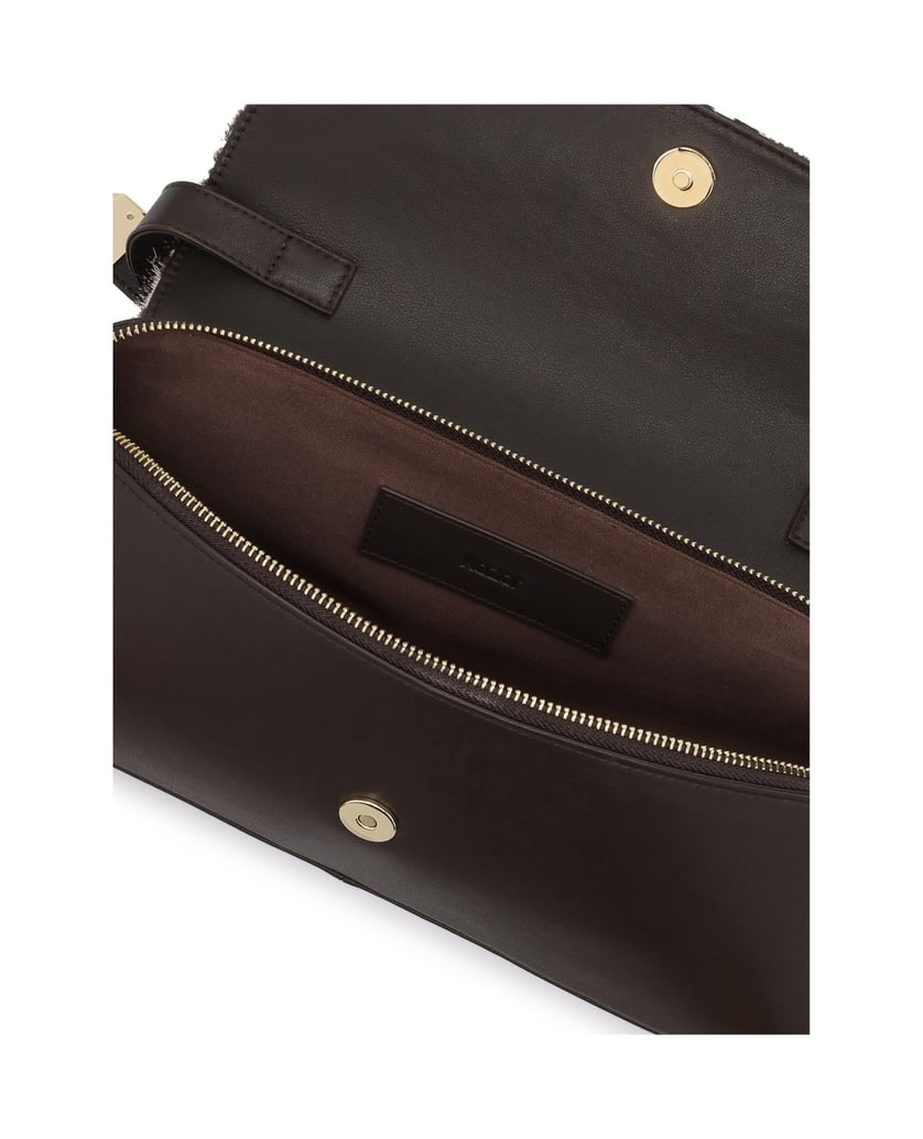 Kazar-Bag-with-flap-made-of-leather-with-a-natural-hair-finish-tmavá-hnedá