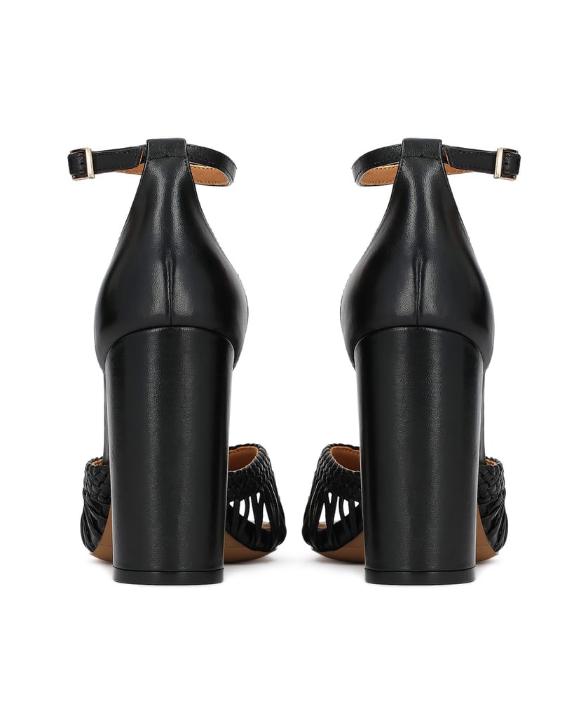 Kazar-Black-sandals-with-braided-upper-čierna