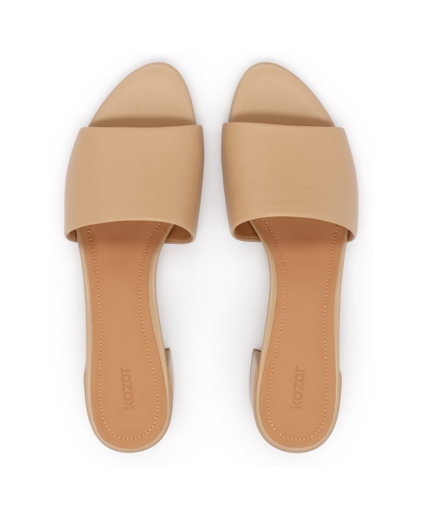 Kazar-Beige-leather-mules-with-a-wide-heel-béžová
