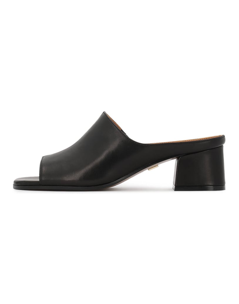 Kazar-Leather-black-mules-with-a-wide-heel-čierna