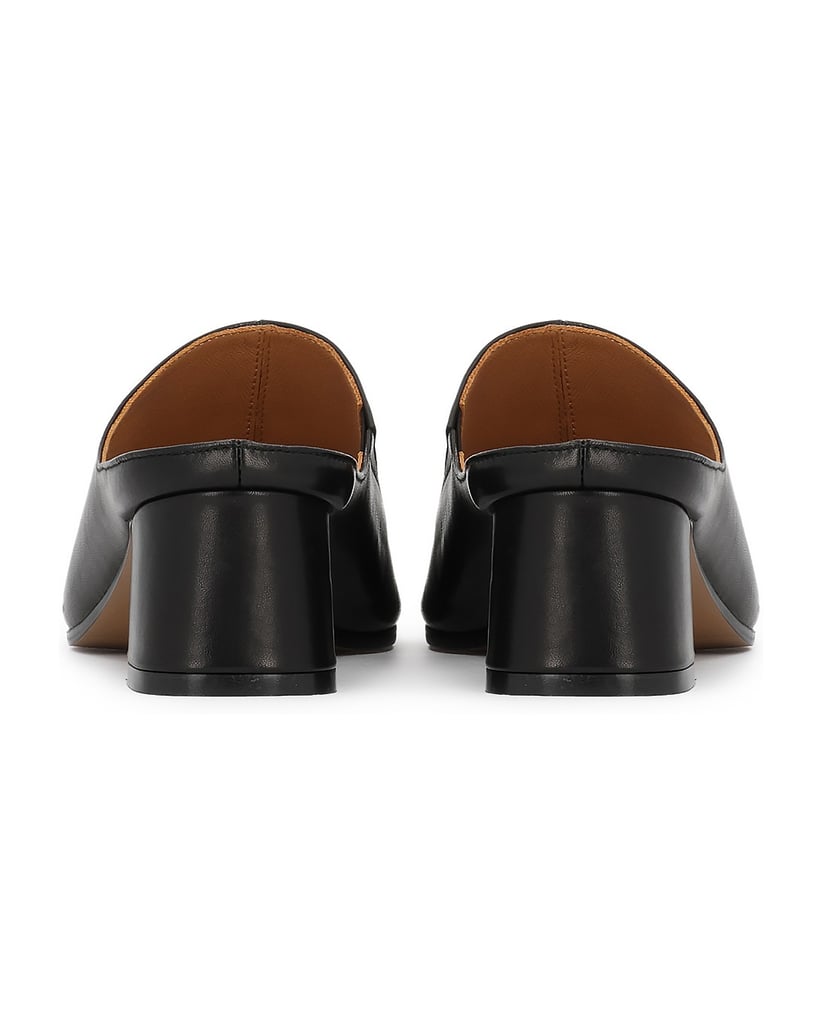Kazar-Leather-black-mules-with-a-wide-heel-čierna