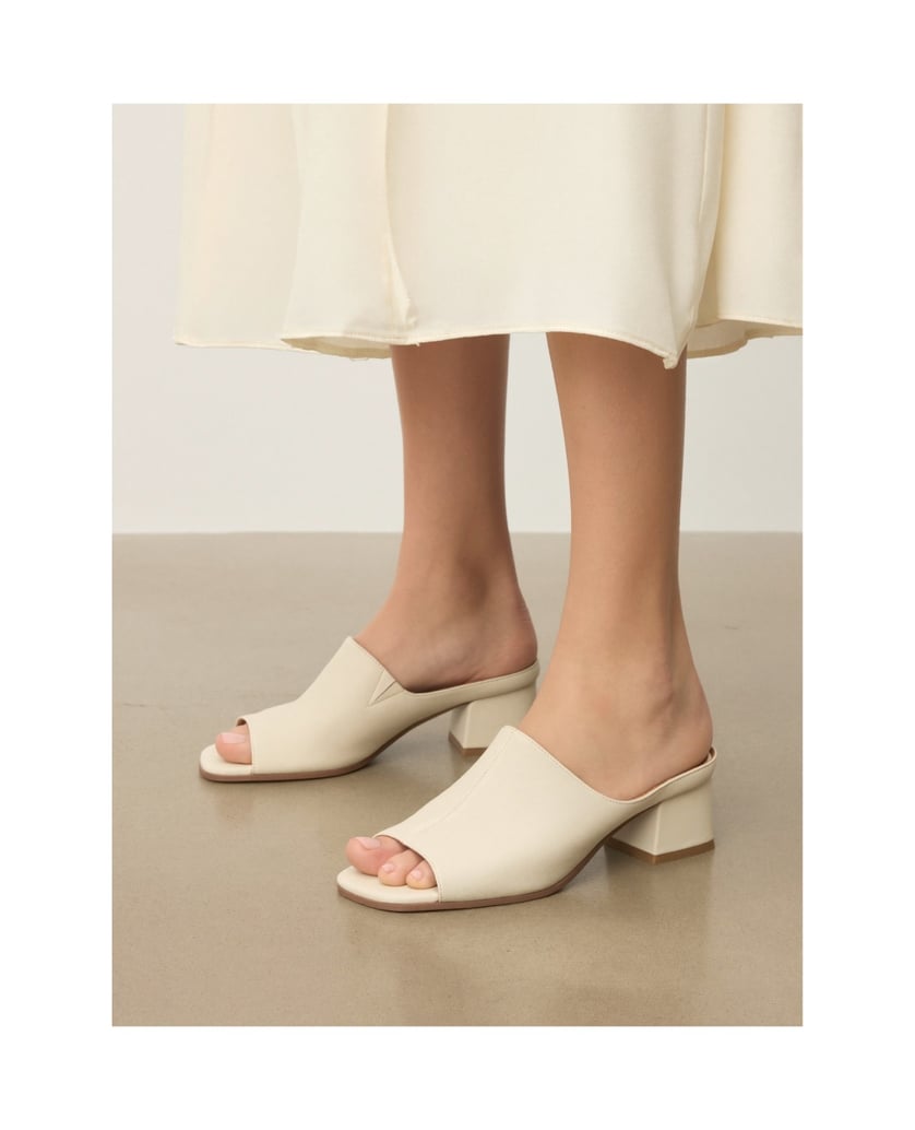 Kazar-Heeled-leather-mules-bílá