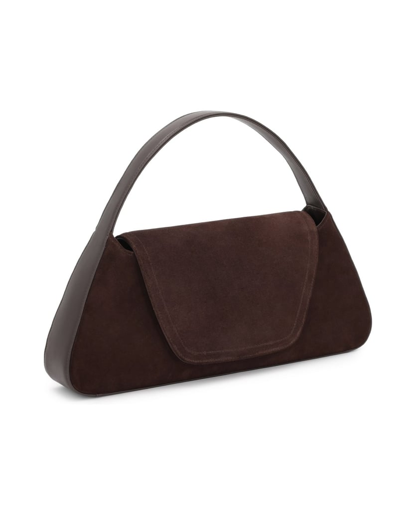 Kazar-Dark-brown-suede-handbag-tmavě-hnědá