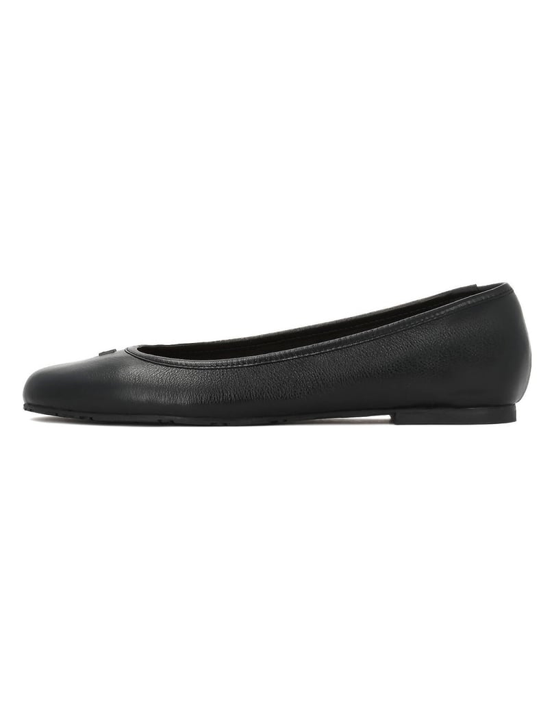 Kazar-Classic-black-leather-ballerinas-čierna