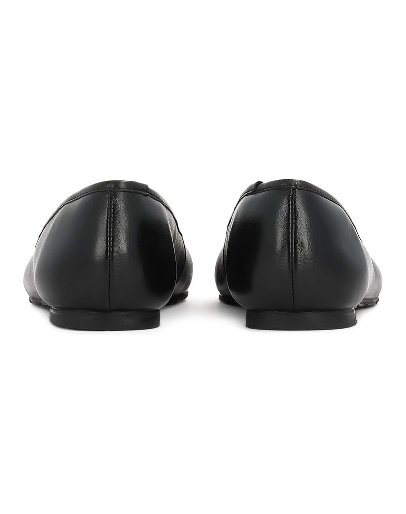 Kazar-Classic-black-leather-ballerinas-čierna