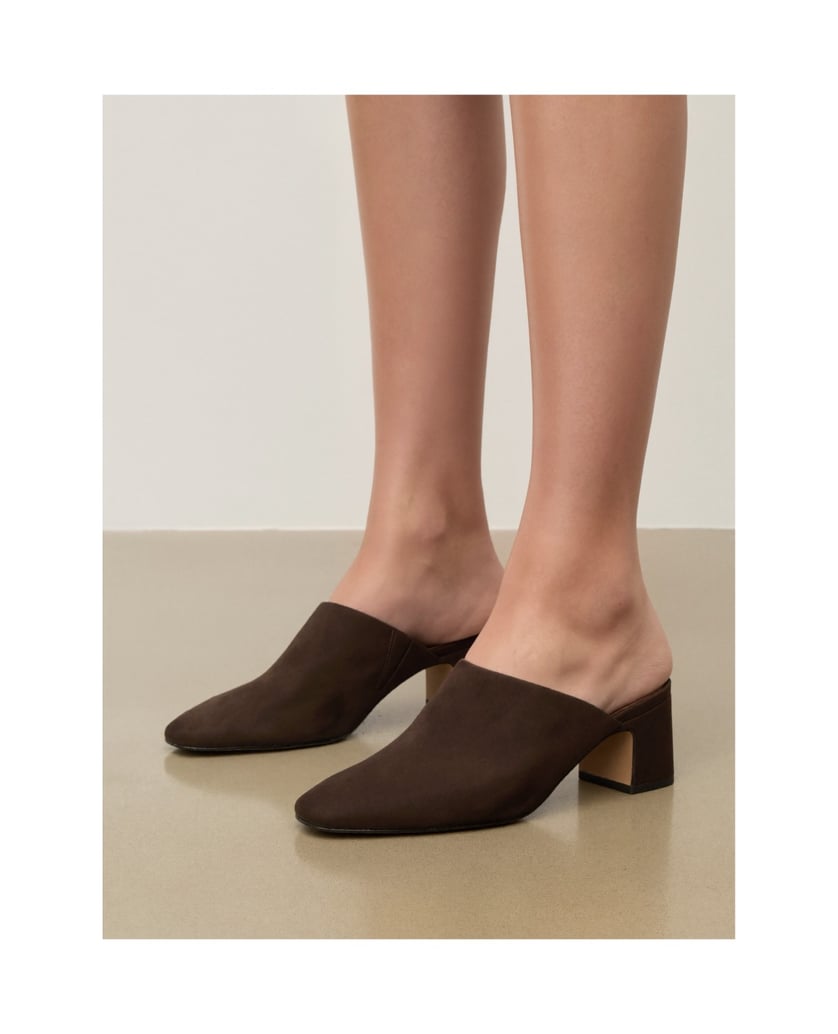 Kazar-Brown-suede-mules-tmavá-hnedá
