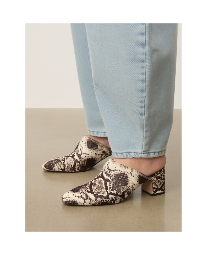 Kazar-Mules-made-of-patterned-leather-with-natural-hair-finish-tmavě-hnědá