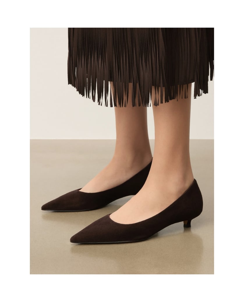 Kazar-Entenschwanz-Pumps-aus-Wildleder-braun