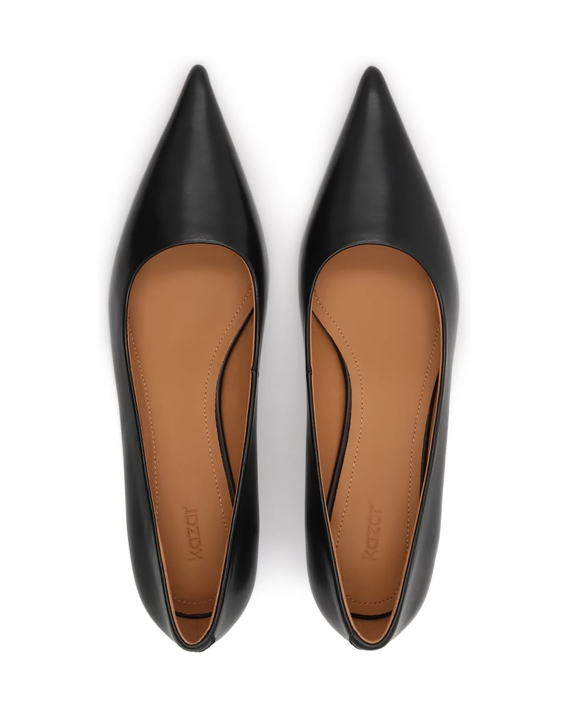 Kazar-Low-leather-pumps-čierna