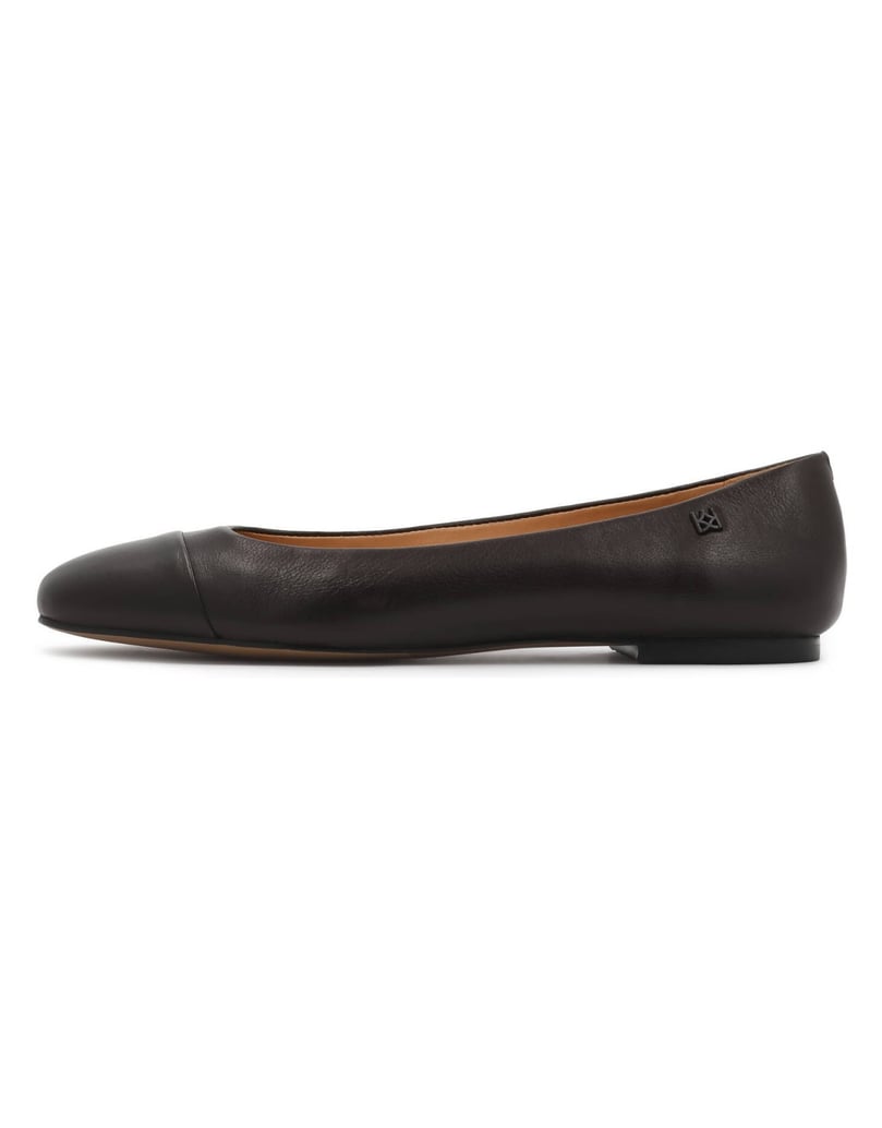 Kazar-Dark-brown-ballerinas-with-an-overlapping-nose-piece-tmavá-hnedá