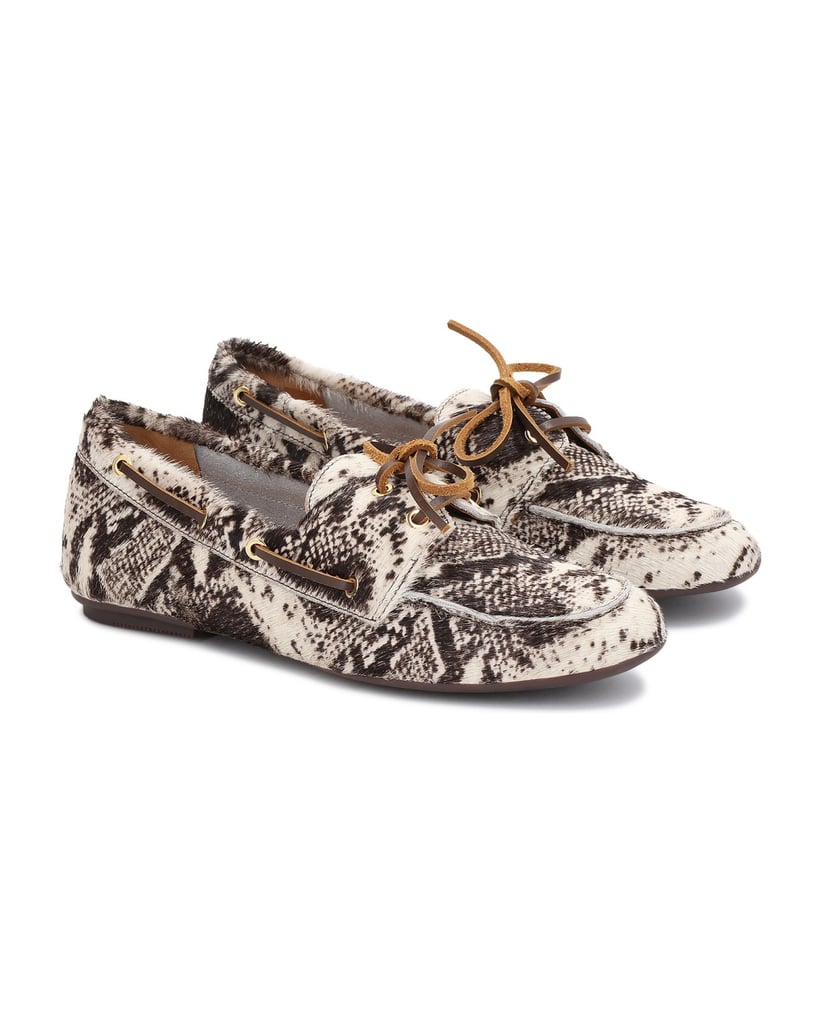 Kazar-Patterned-moccasins-tied-with-a-thong-tmavá-hnedá