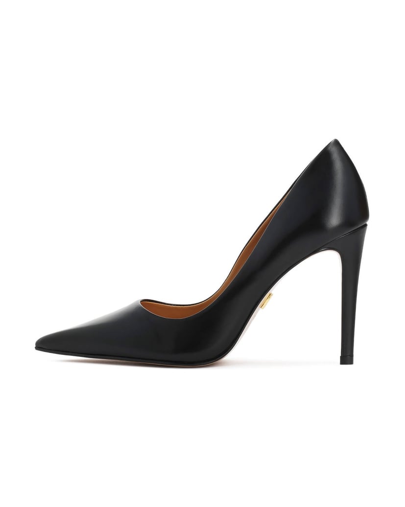 Kazar-Classic-black-leather-pumps-černá