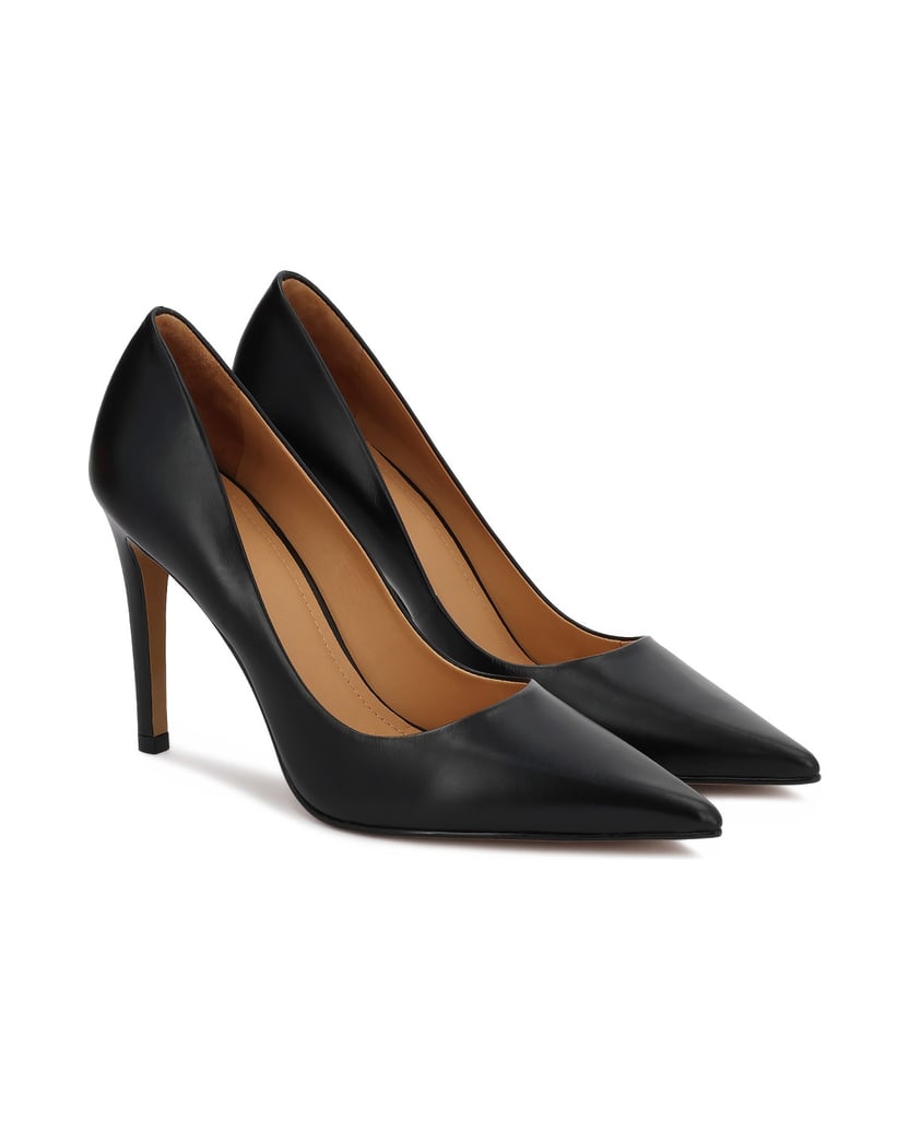 Kazar-Classic-black-leather-pumps-černá