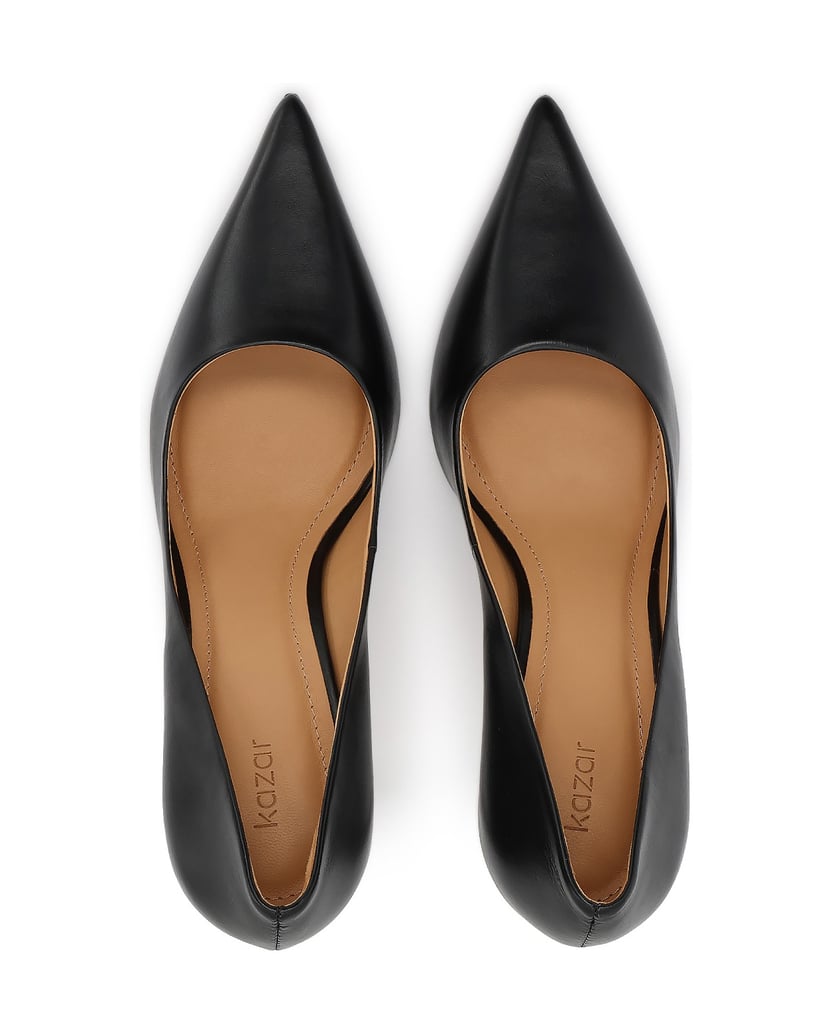 Kazar-Classic-black-leather-pumps-černá