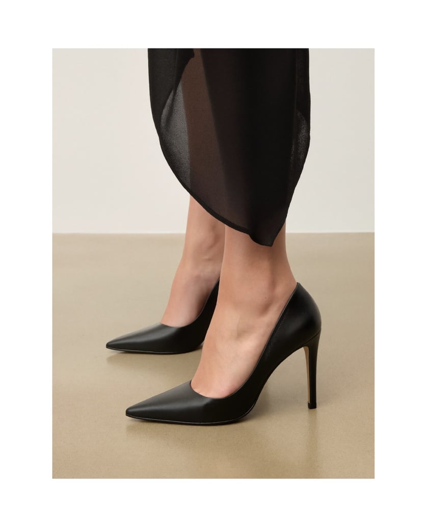 Kazar-Classic-black-leather-pumps-černá