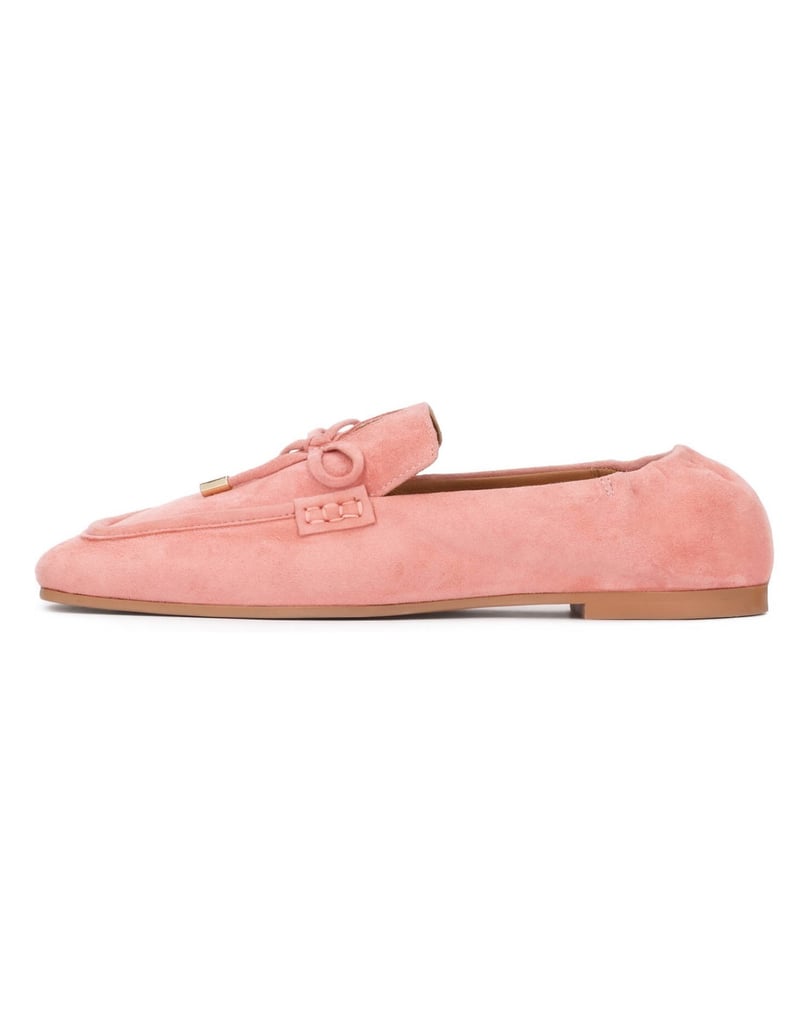Kazar-Pink-suede-shoes-with-rubber-at-the-heel-růžová