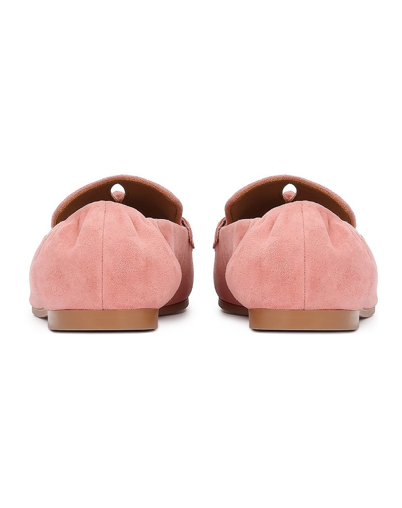 Kazar-Pink-suede-shoes-with-rubber-at-the-heel-růžová
