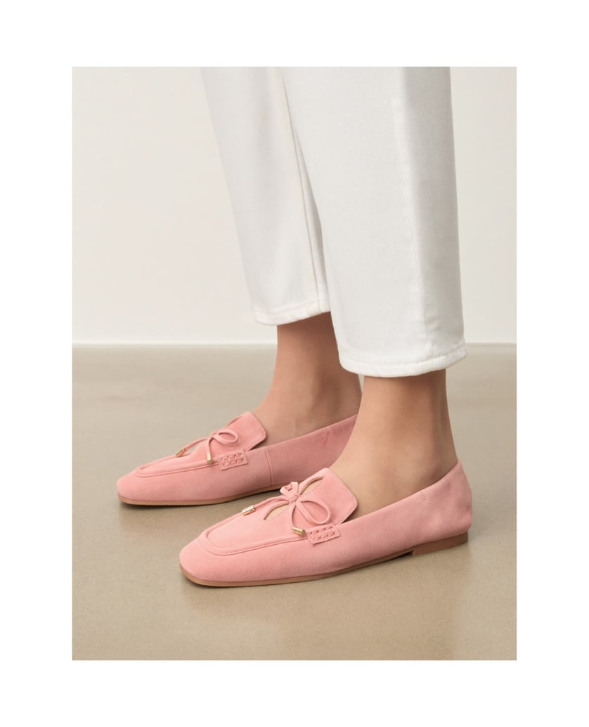 Kazar-Pink-suede-shoes-with-rubber-at-the-heel-růžová
