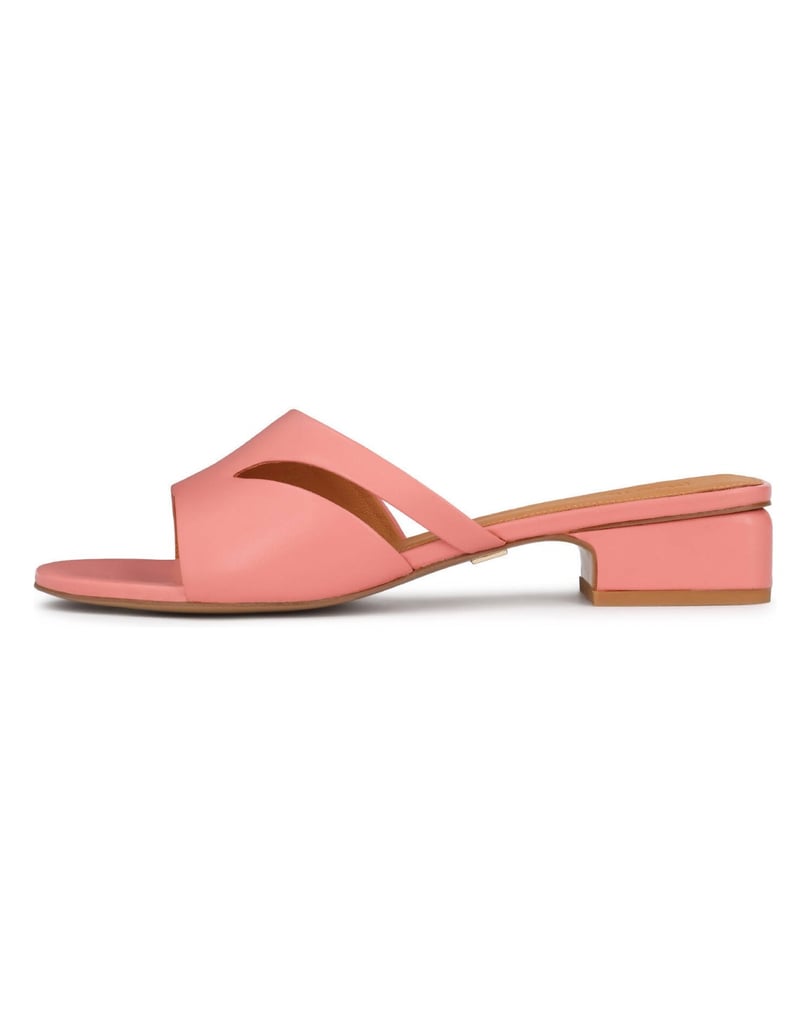 Kazar-Pink-mules-with-a-wide-heel-růžová