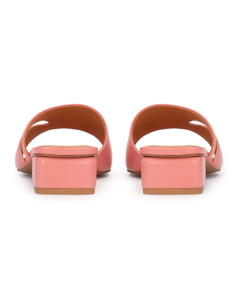 Kazar-Pink-mules-with-a-wide-heel-růžová