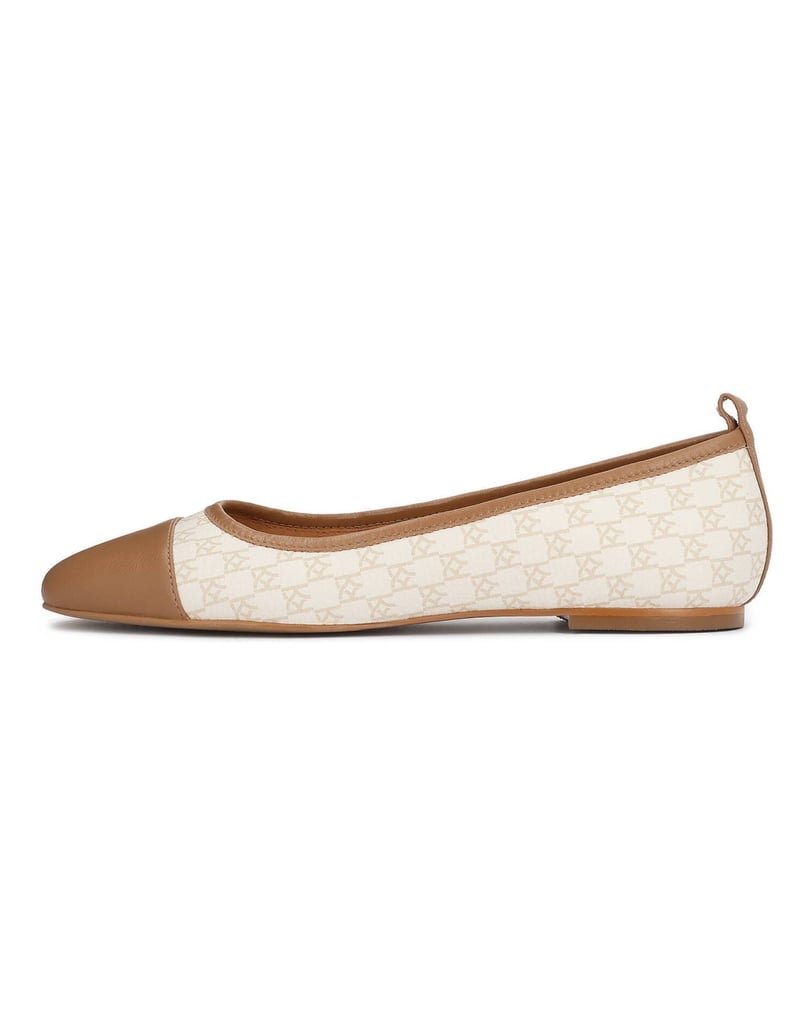 Kazar-Ballerinas-with-monograms-and-a-plain-nose-biela