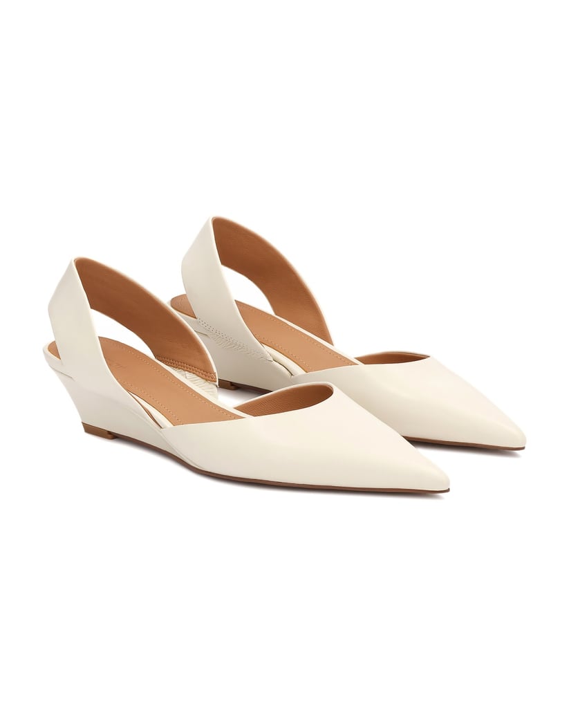 Kazar-Wide-heel-strap-pumps-bílá